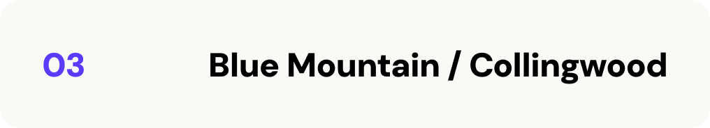 03 blue mountain / collingwood