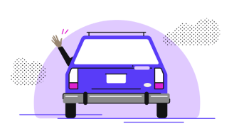 rear view of a car