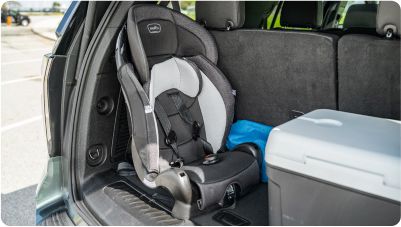 tip 5 car interior extras, child seat and cooler