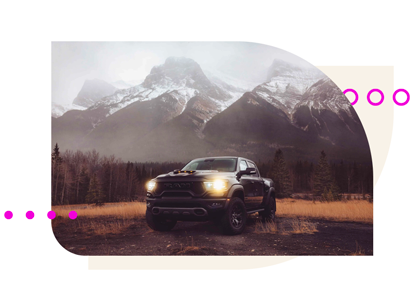 Voyage road trip en famille dans les montagnes en voiture Turo
