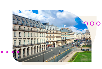 Centro de París, limitado a la circulación de los carros