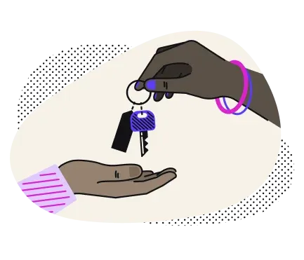Key handoff hands