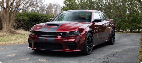 Red Dodge Charger Hellcat