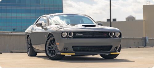 Gray Dodge Challenger