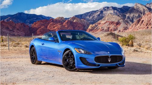 Blue Maserati