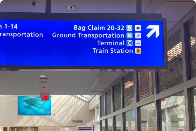 MCO terminal A instruction 1