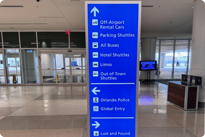 MCO Terminal C instruction 4