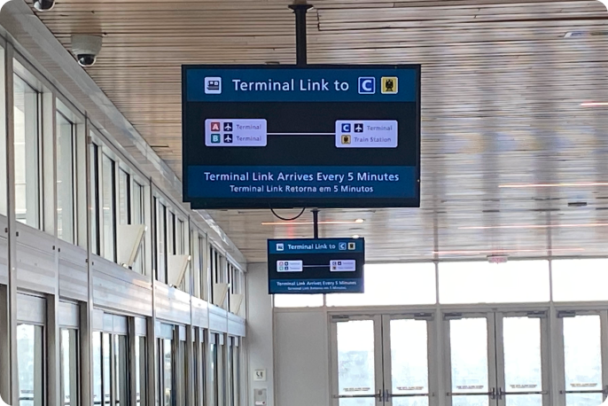 MCO terminal A instruction 2