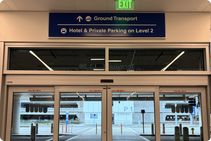 LAX terminal 1 instruction 1