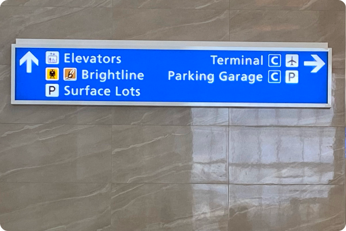 MCO terminal A instruction 3