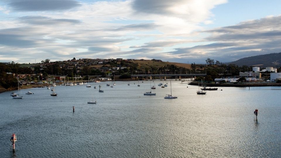 Mersey River in Devonport, TAS
