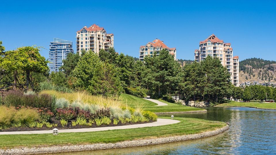 Waterfront Park in Kelowna, BC