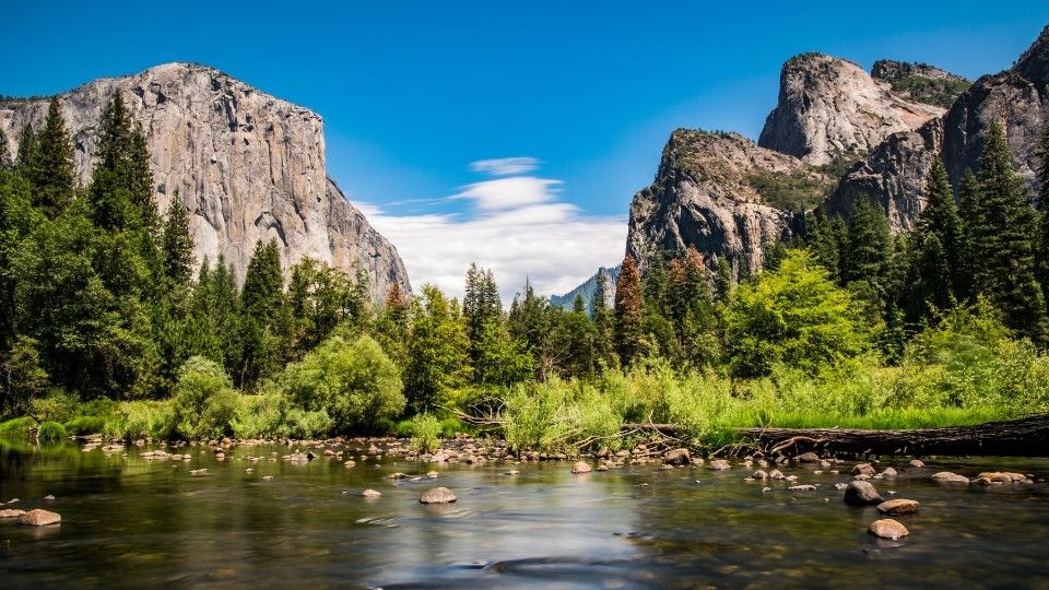 Merced River in Yosemite National Park