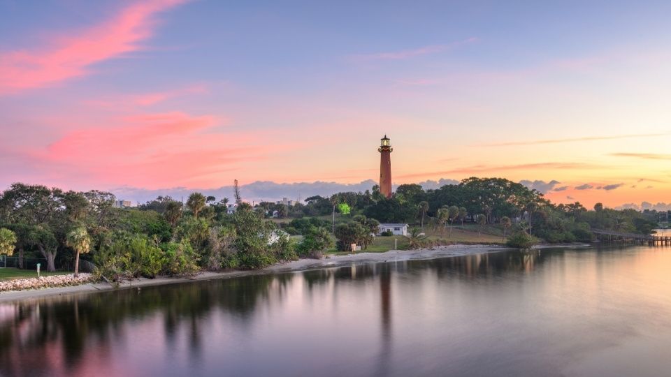 Jupiter Inlet Lighthouse in Jupiter, FL