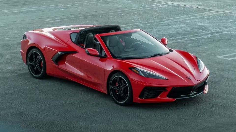Chevrolet Corvette luxury car rental Myrtle Beach, SC