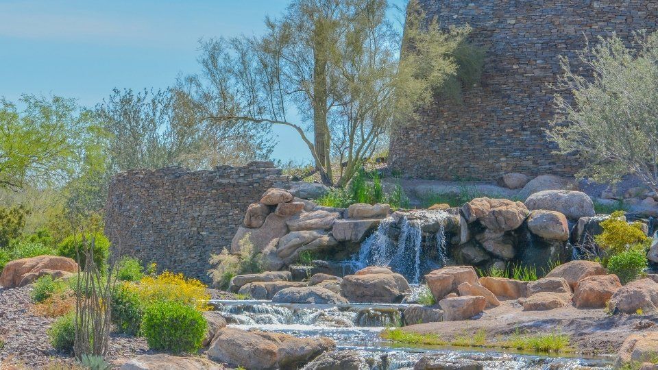 Scenic Waterfall in Goodyear, Arizona