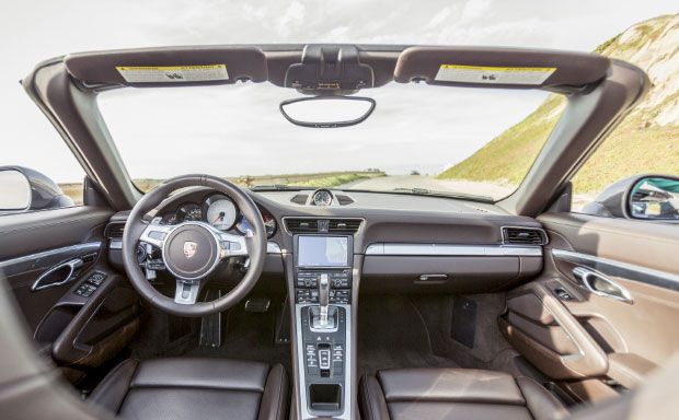 Dashboard, from the mid-backseat