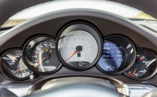 Dashboard, close-up