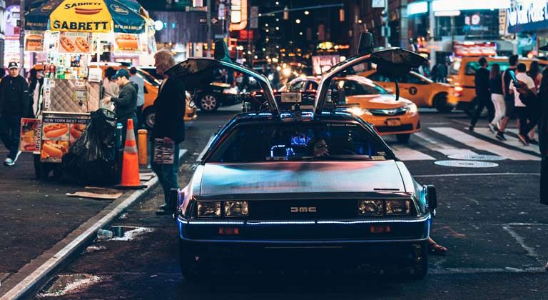 Trafic aux heures de pointe dans le centre de Manhattan