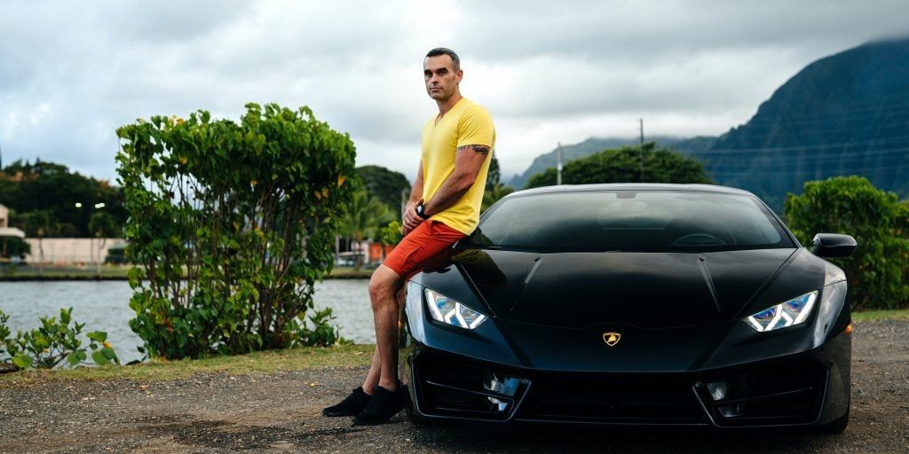 Amy and Jeremy's Tesla on Oahu