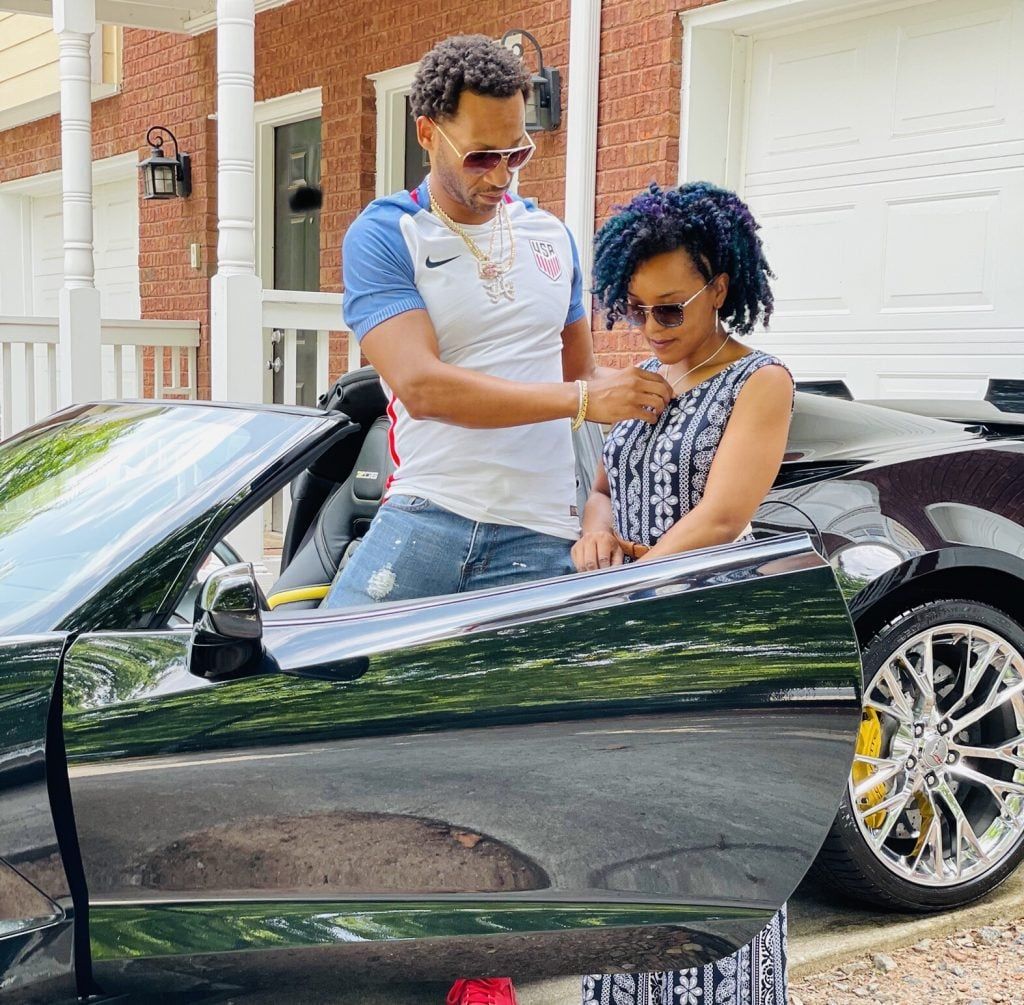Jaymes and his wife Teena