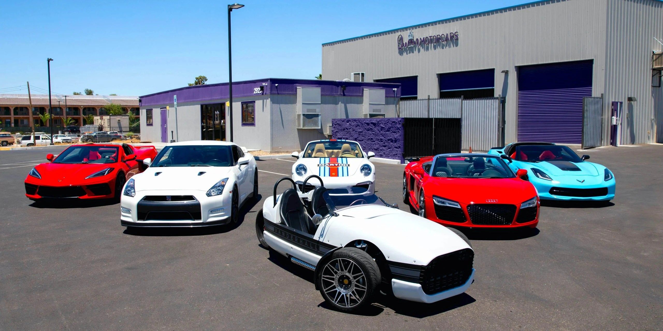 David with his Polaris Slingshot fleet