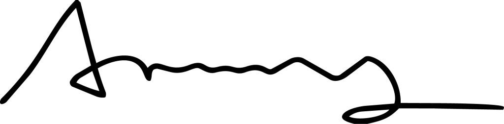 Andre Haddad signature