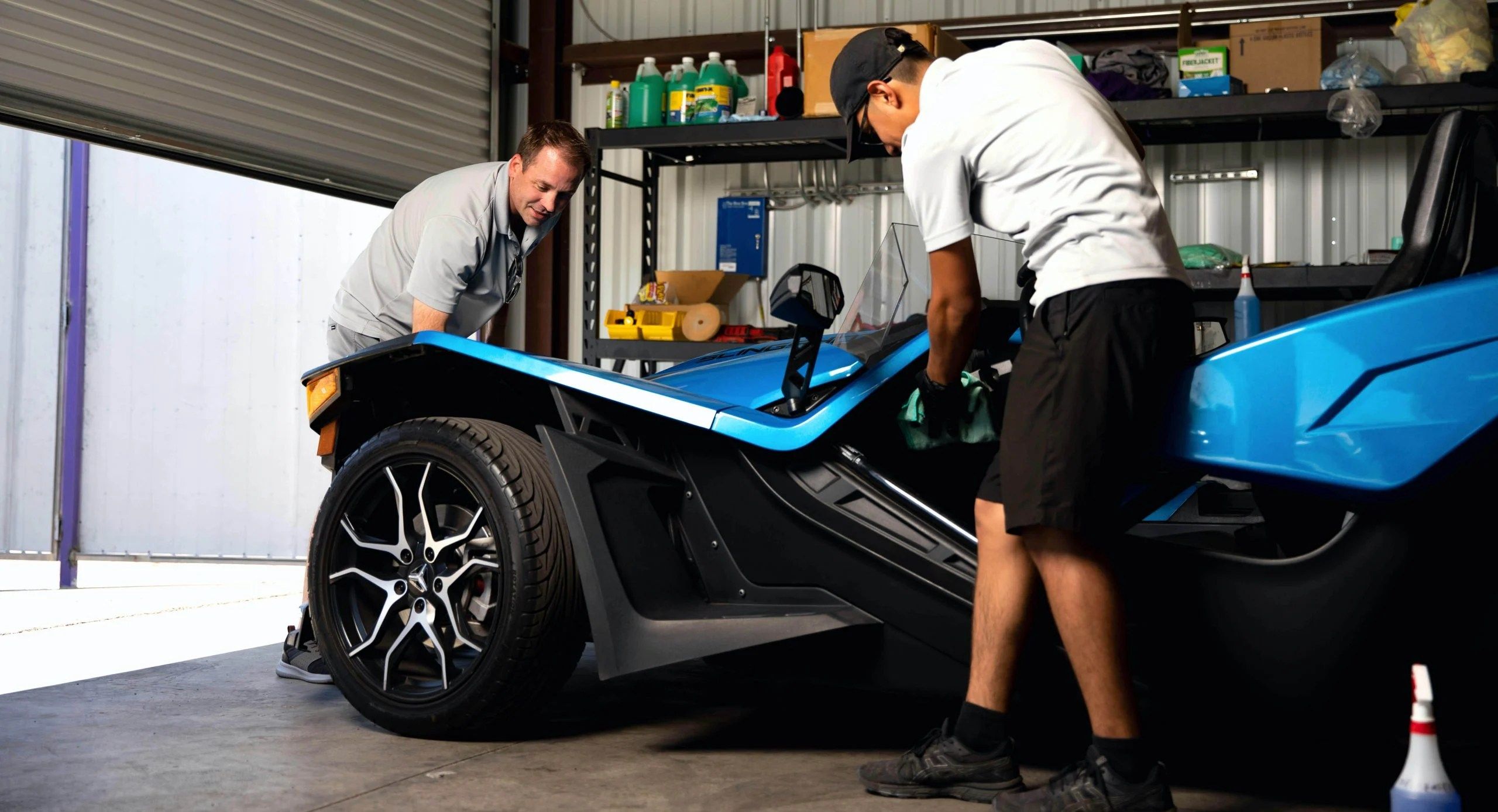 David's Vanderhall Venice three-wheeler