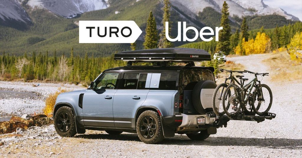 Turo vehicles available on Uber Rent