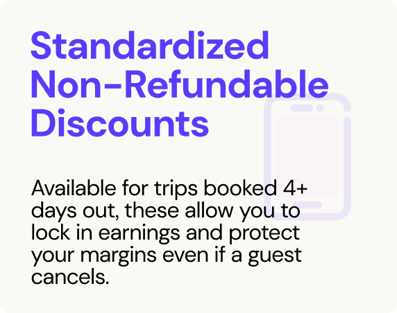 Trip duration discount UI