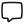 Chat bubble icon