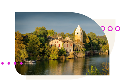 A must-see in Lyon: l'ile Barbe