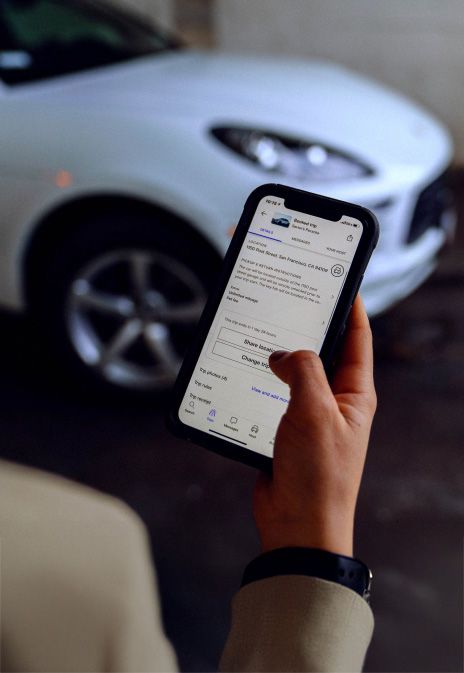 Image of Turo app home screen on an iPhone