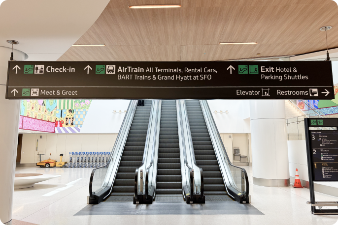 sfo terminal 1 instruction 1
