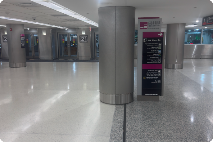MIA South terminal instruction 1