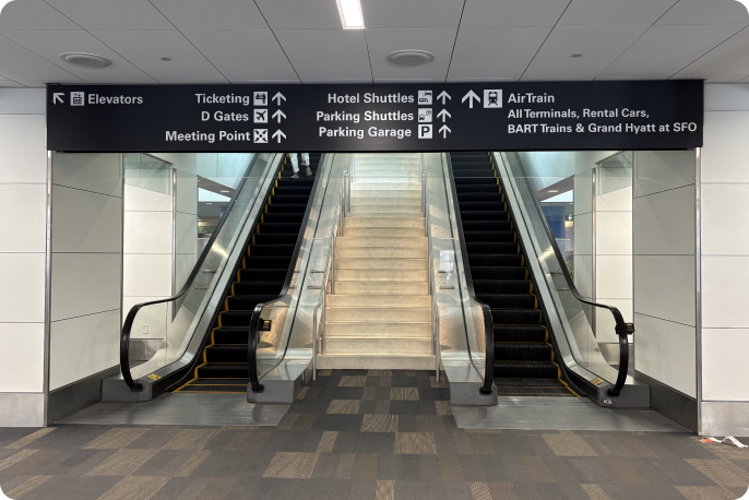 sfo terminal 1 instruction 1