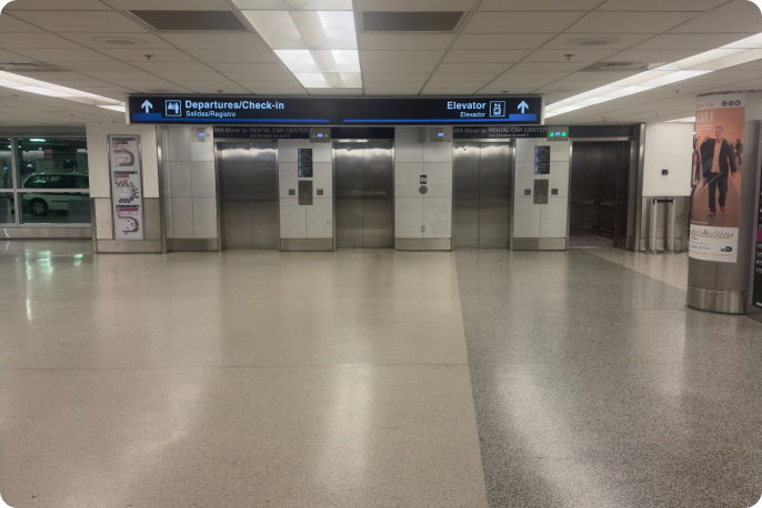 MIA North terminal instruction 2