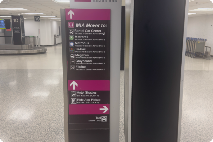 MIA Central terminal instruction 1