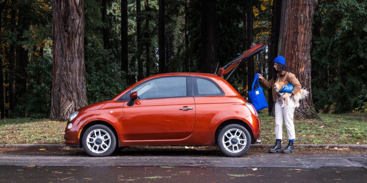 Red fiat - Top earning car on Turo