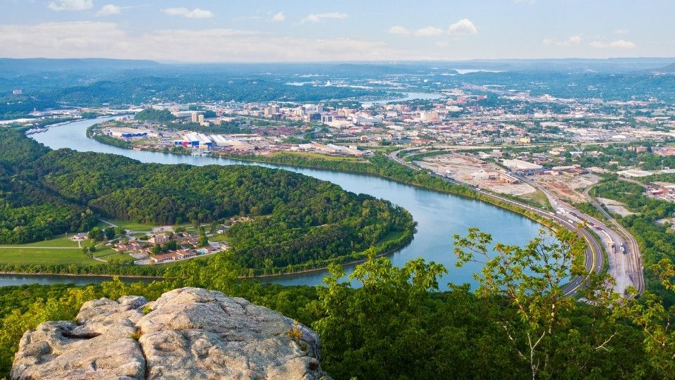 Lookout Mountain view, Chattanooga, Tennessee