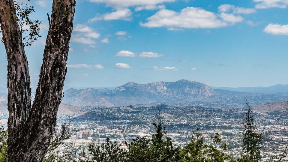 Cuyamaca Peak and El Cajon View, CA