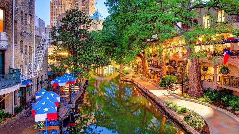 San Antonio River Walk in San Antonio, TX 