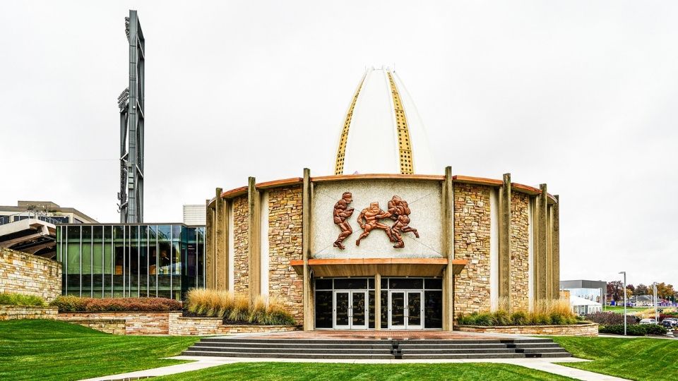 Pro Football Hall of Fame, in Canton near Green, Ohio, USA