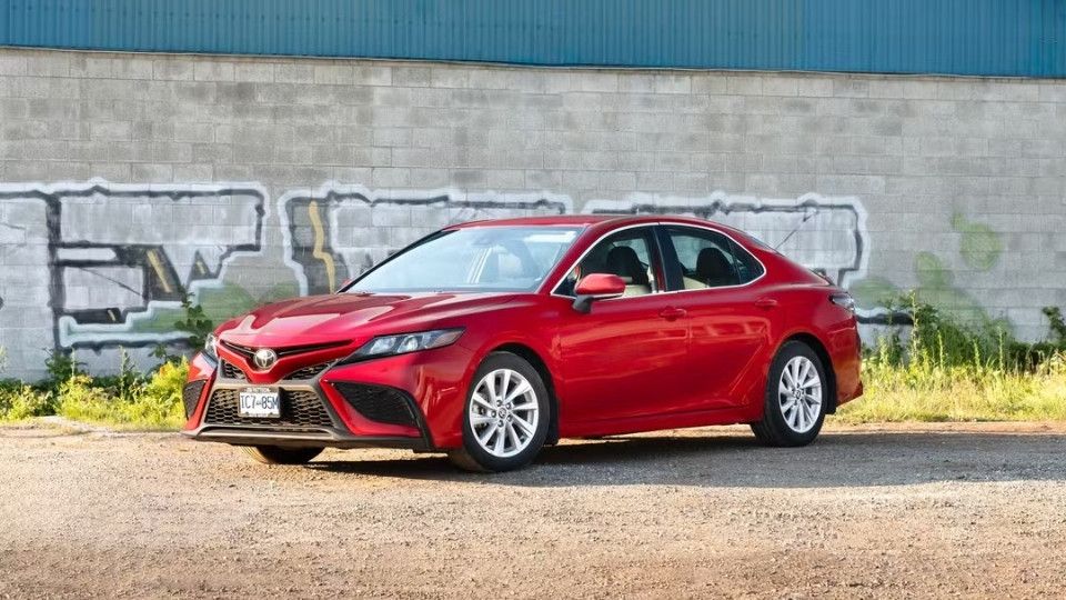 Toyota Camry car rental at Vancouver International Airport