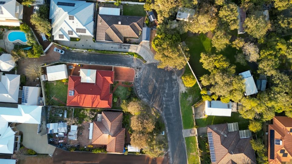 Aerial view of Busselton