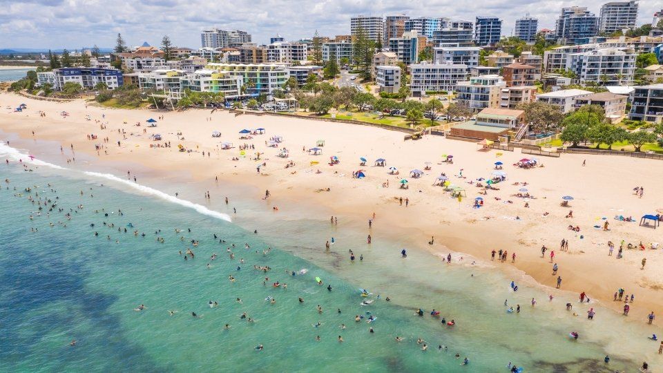 King's Beach in Sunshine Coast, QLD