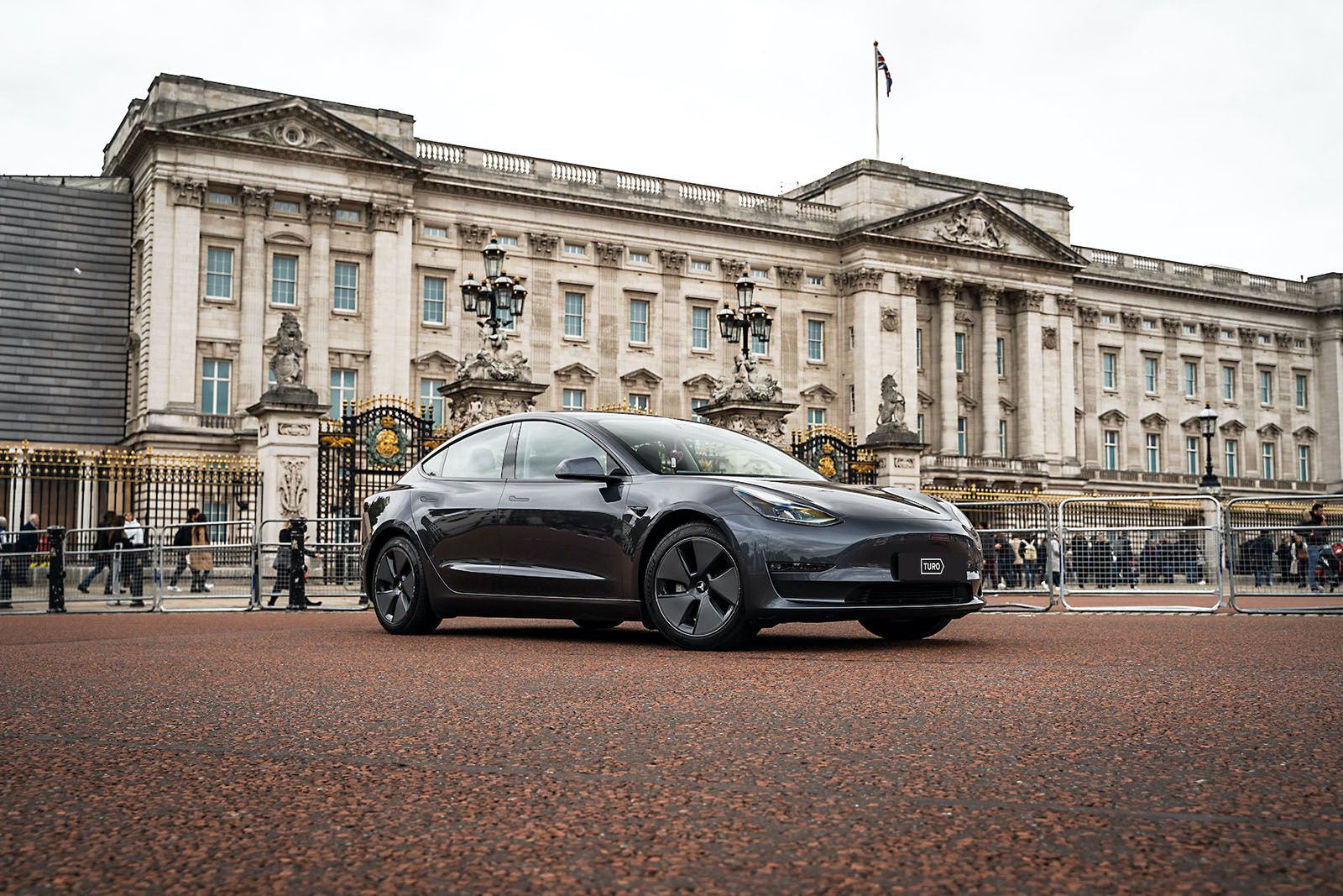 Tesla Model 3 on Turo in London, England.