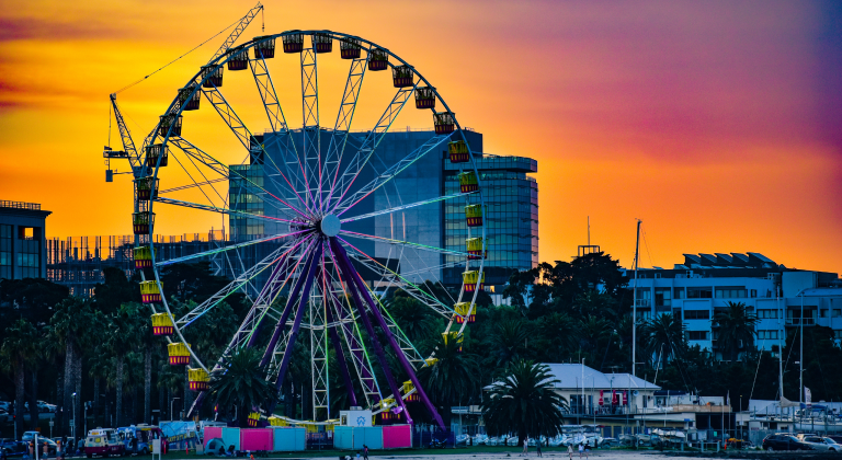 Giant Sky Wheel in Geelong, Victoria